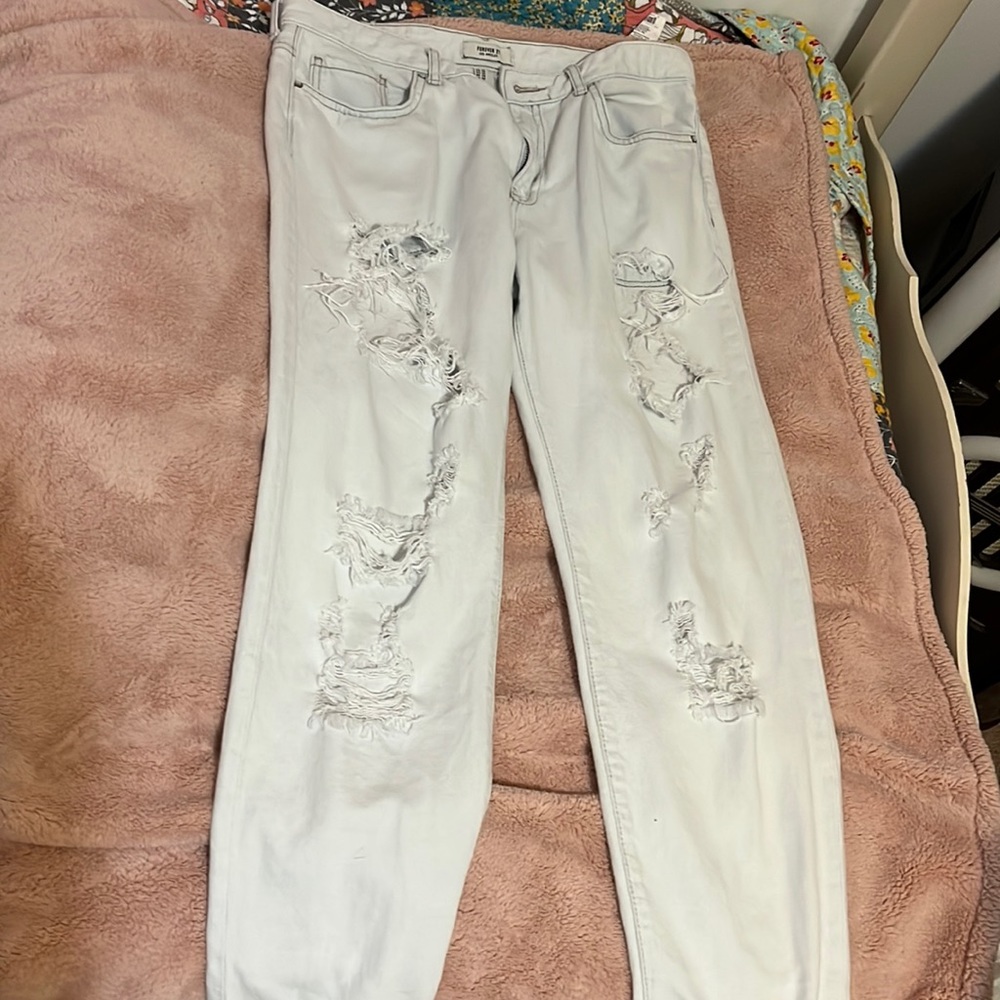 Forever 21 baggy ripped
